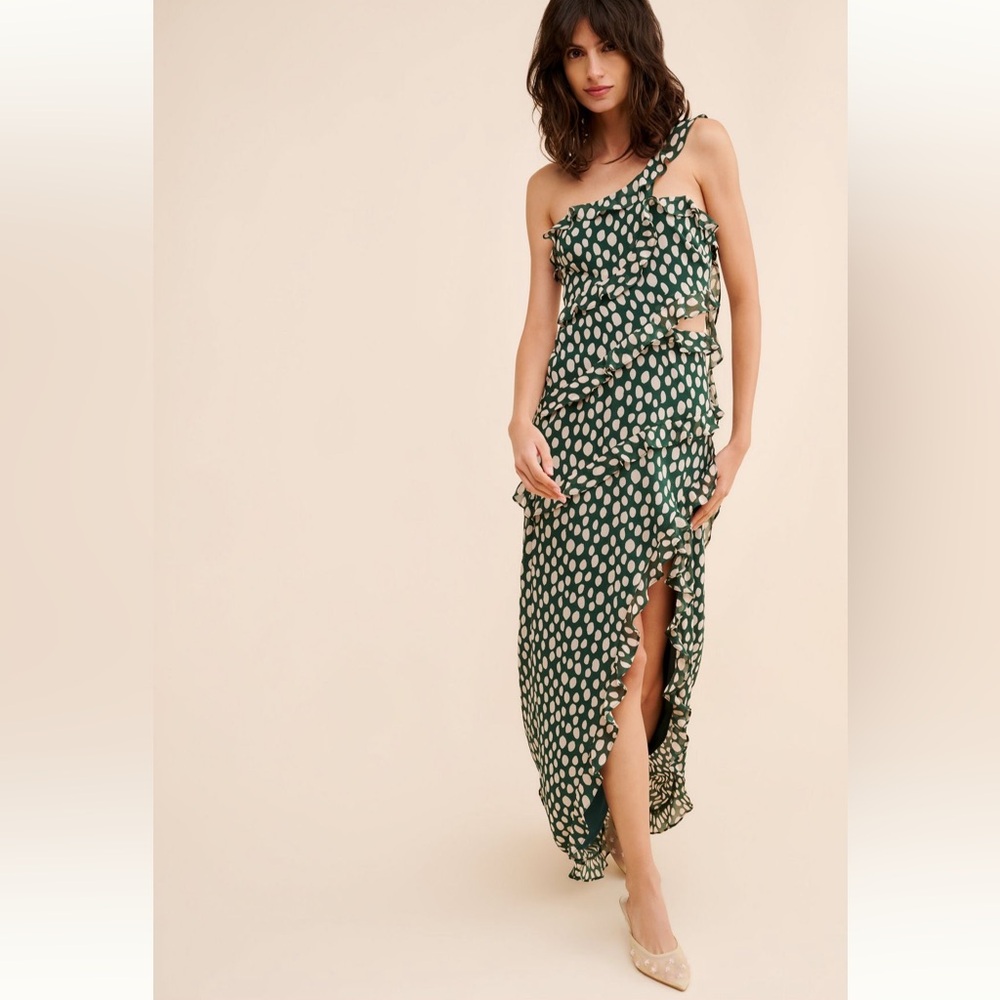 If By Sea Polka Dot Maxi Dress